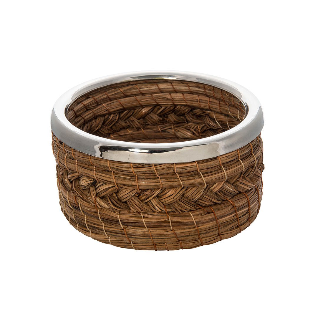 Braided Pine Needle Wine Coaster