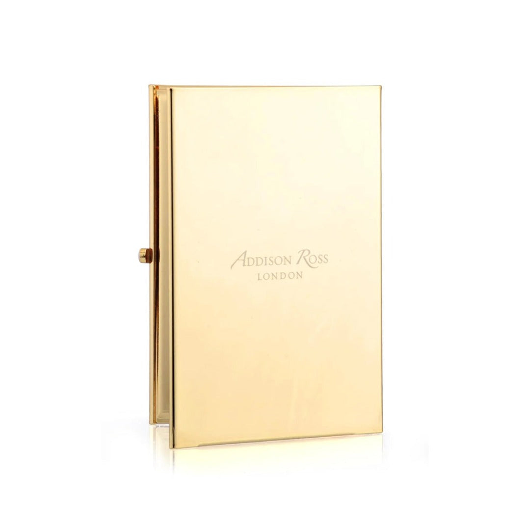 Pastel Pink Enamel & Gold Plated Double Picture Travel Frame