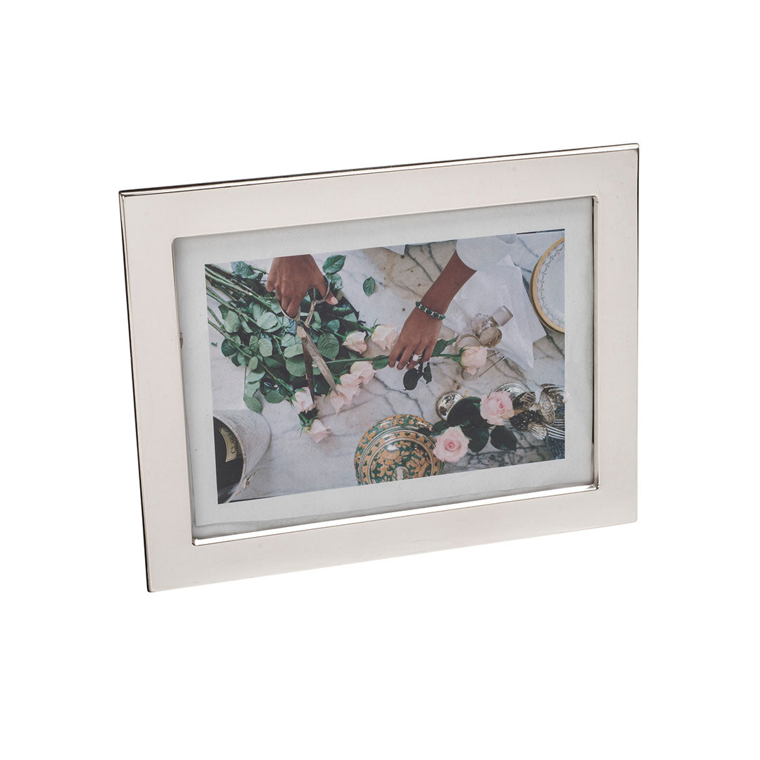 Sterling Silver Plain Picture Frame 5x7