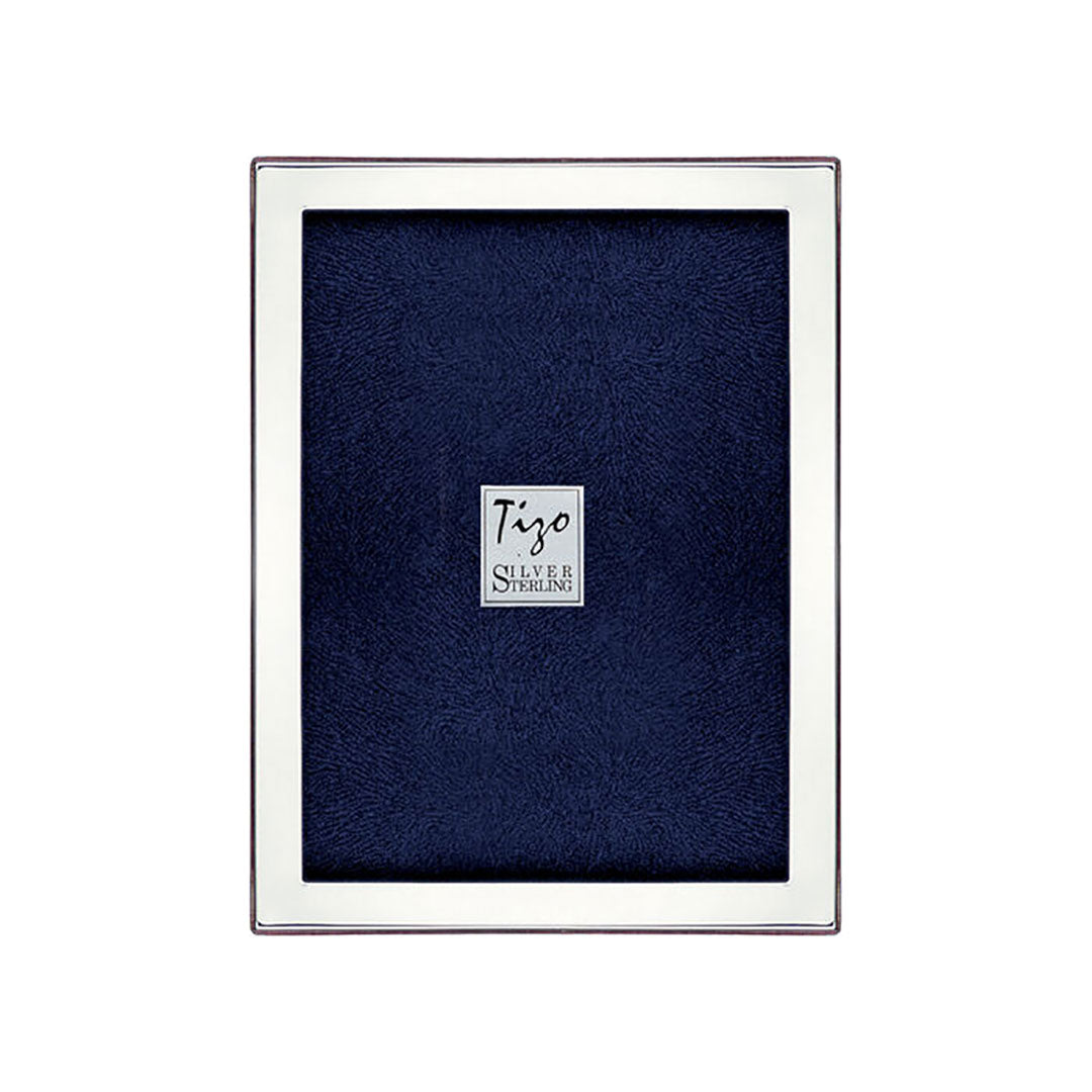 Sterling Silver Flat Plain Picture Frame 8x10