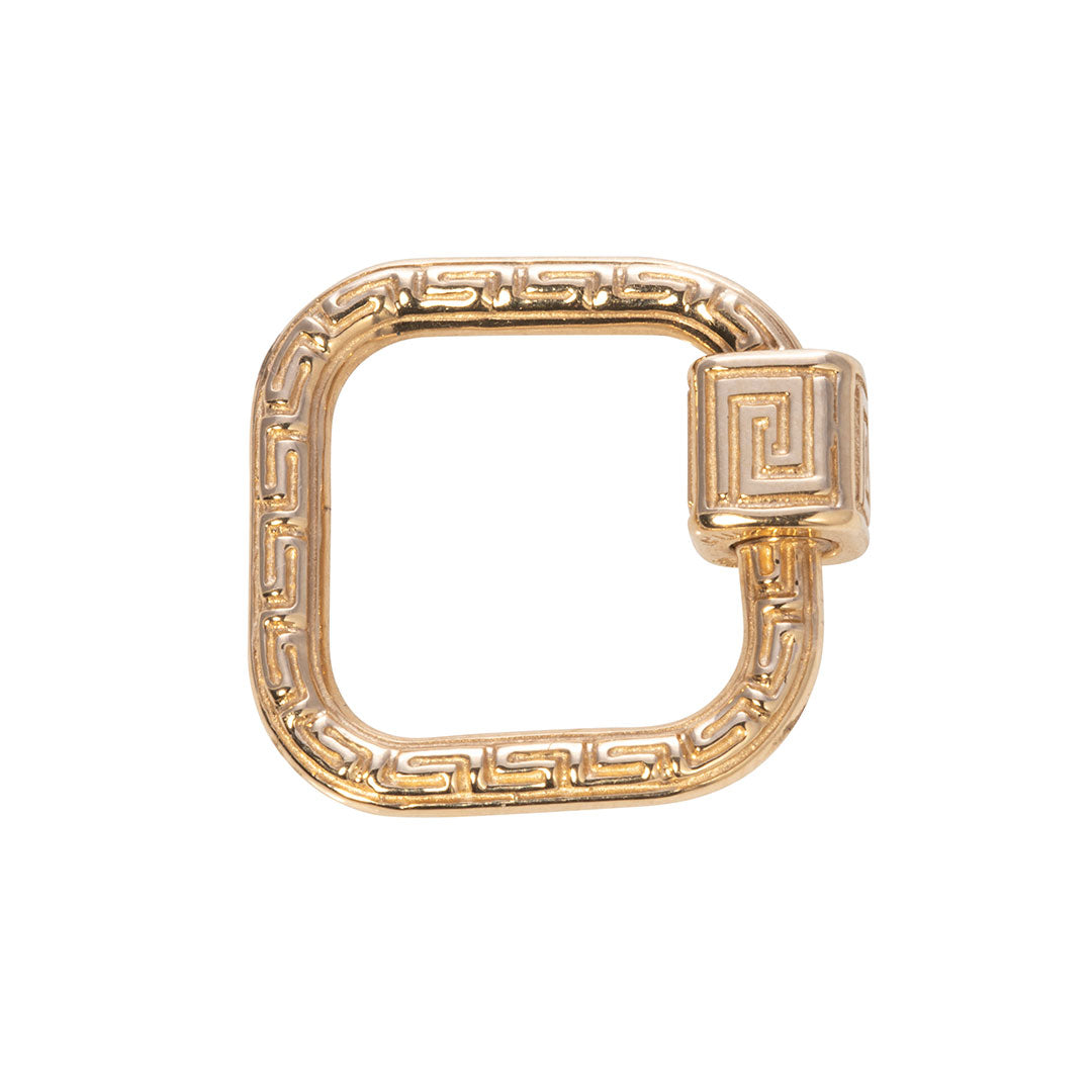 Marla Aaron 14K Yellow Gold Meander Lock