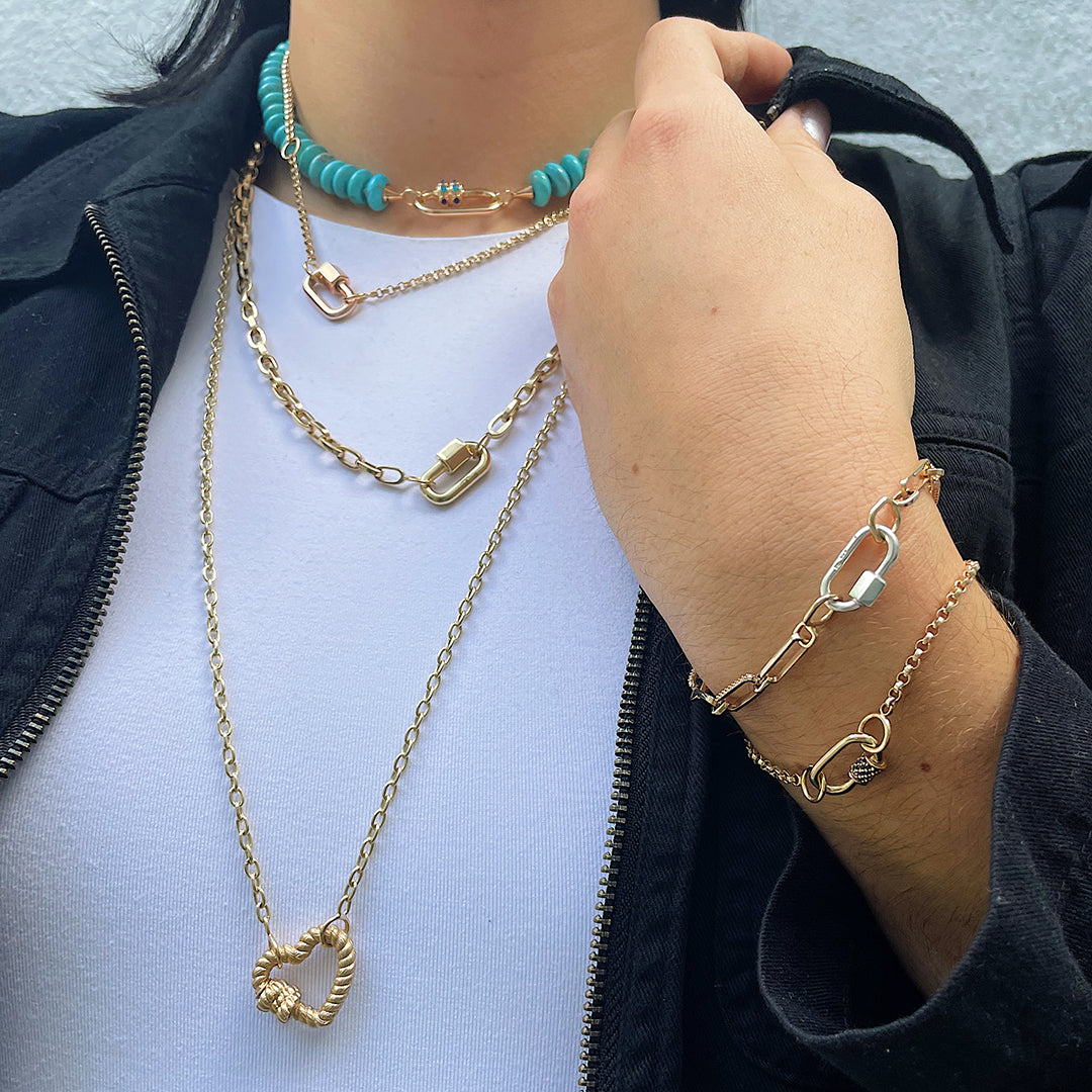 Marla Aaron Silver Baby Lock