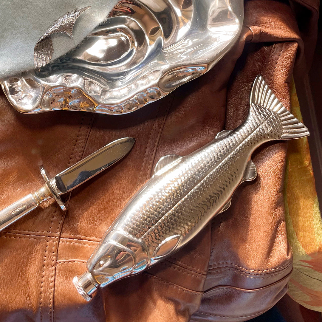 Stainless Steel Fish Flask 4oz