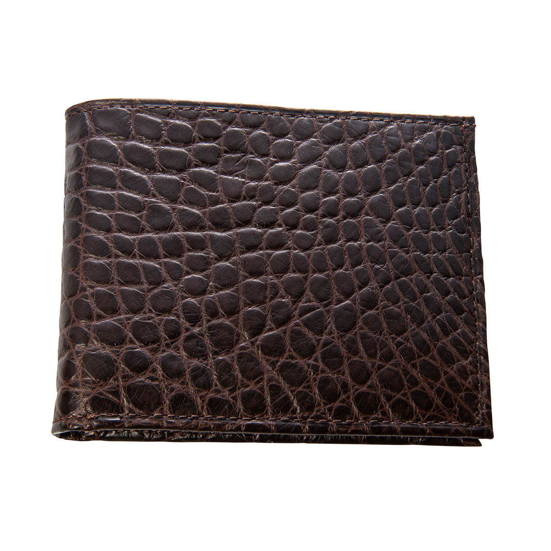 George Campsen Original Alligator Bifold Wallet Brown
