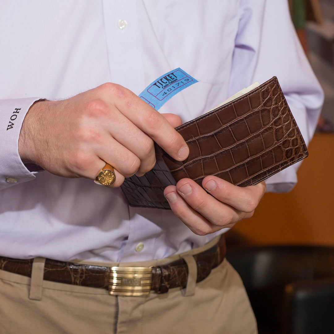 George Campsen Original Alligator Bifold Wallet