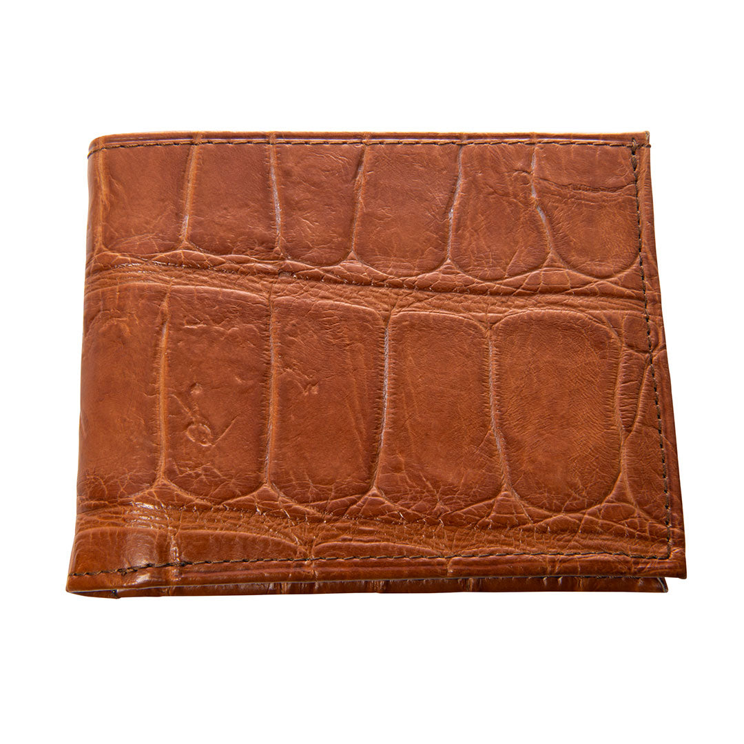 George Campsen Original Alligator Bifold Wallet Peanut