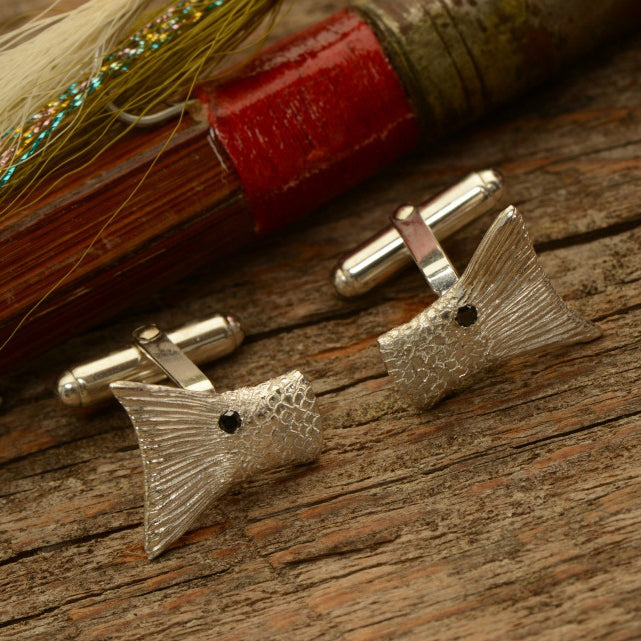 Sterling Silver Redfish Cufflinks
