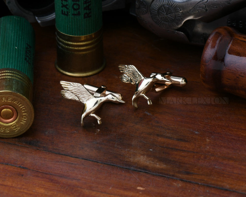 Sterling Silver SEWE Duck Cufflinks