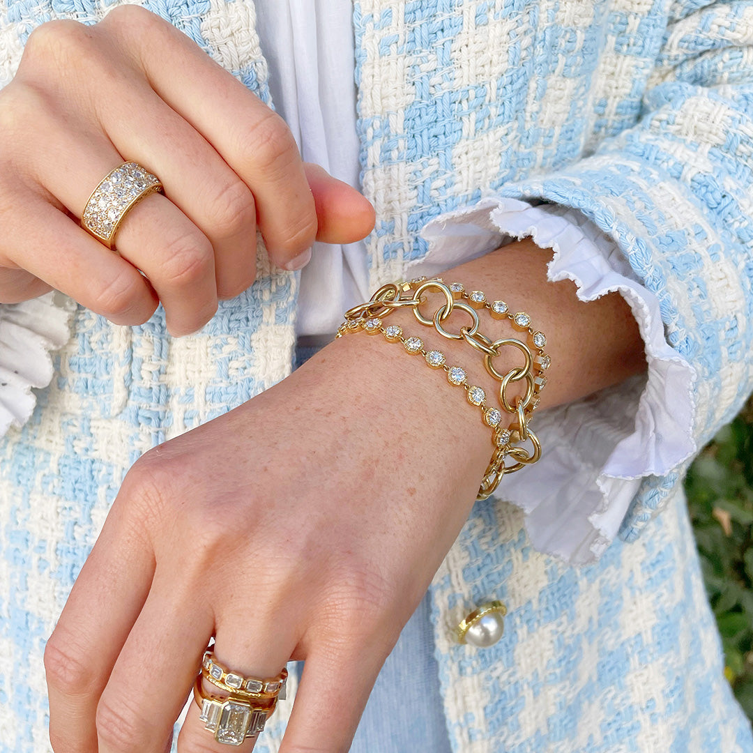 Single Stone Cobblestone Band