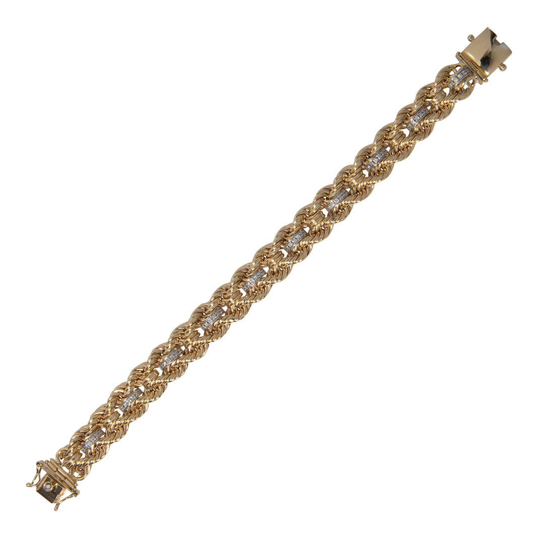 The Petite Club Bracelet with Diamonds