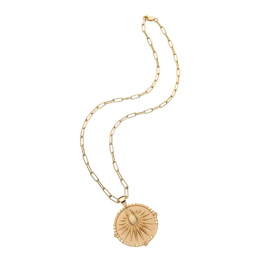 Jane Win Charleston Original Coin Pendant Necklace