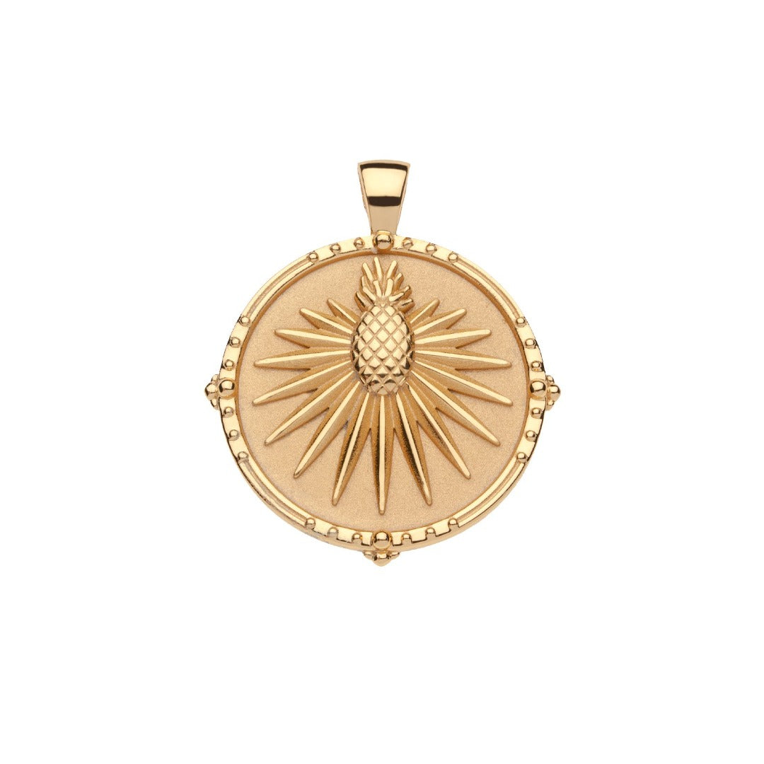 Jane Win Charleston Original Coin Pendant Necklace
