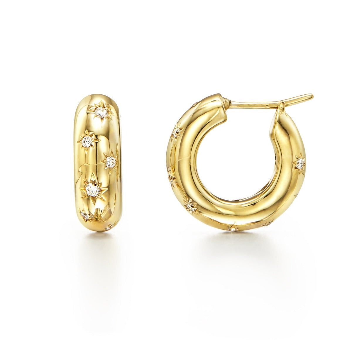 Temple St. Clair Small Cosmos Hoop Earrings
