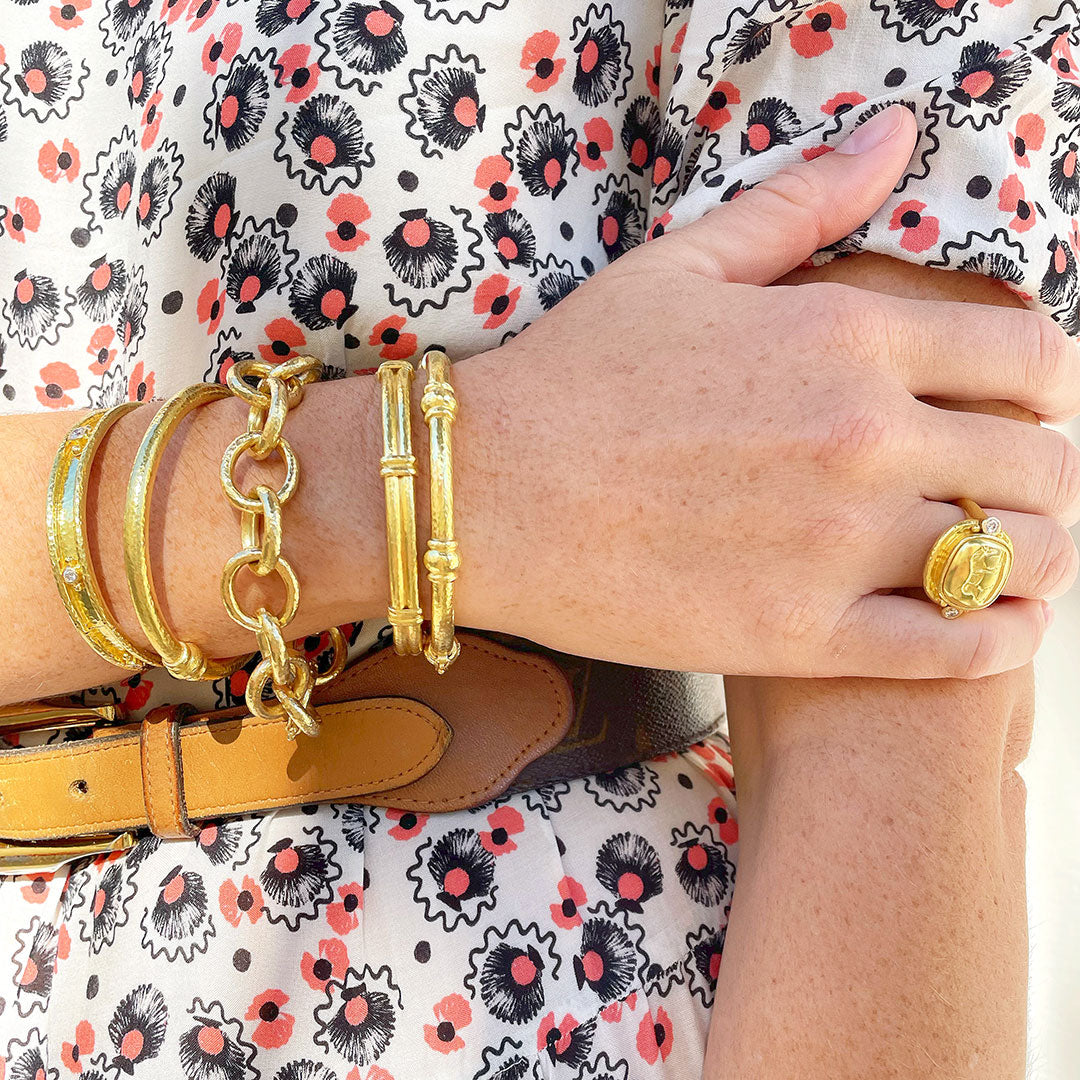 Elizabeth Locke “Grazing Horse” Diamond Ring