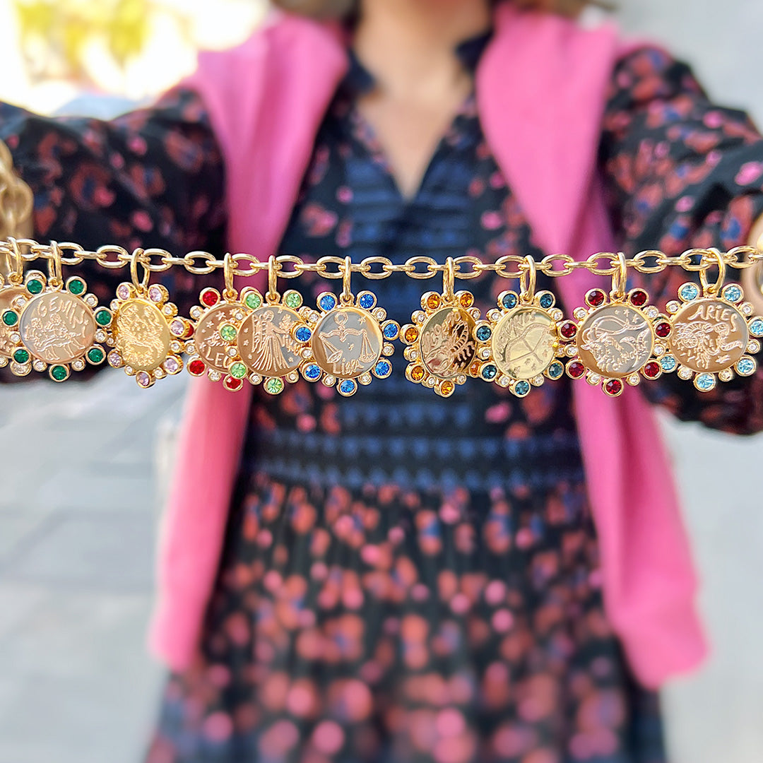 Goldbug August Birthstone Pendant