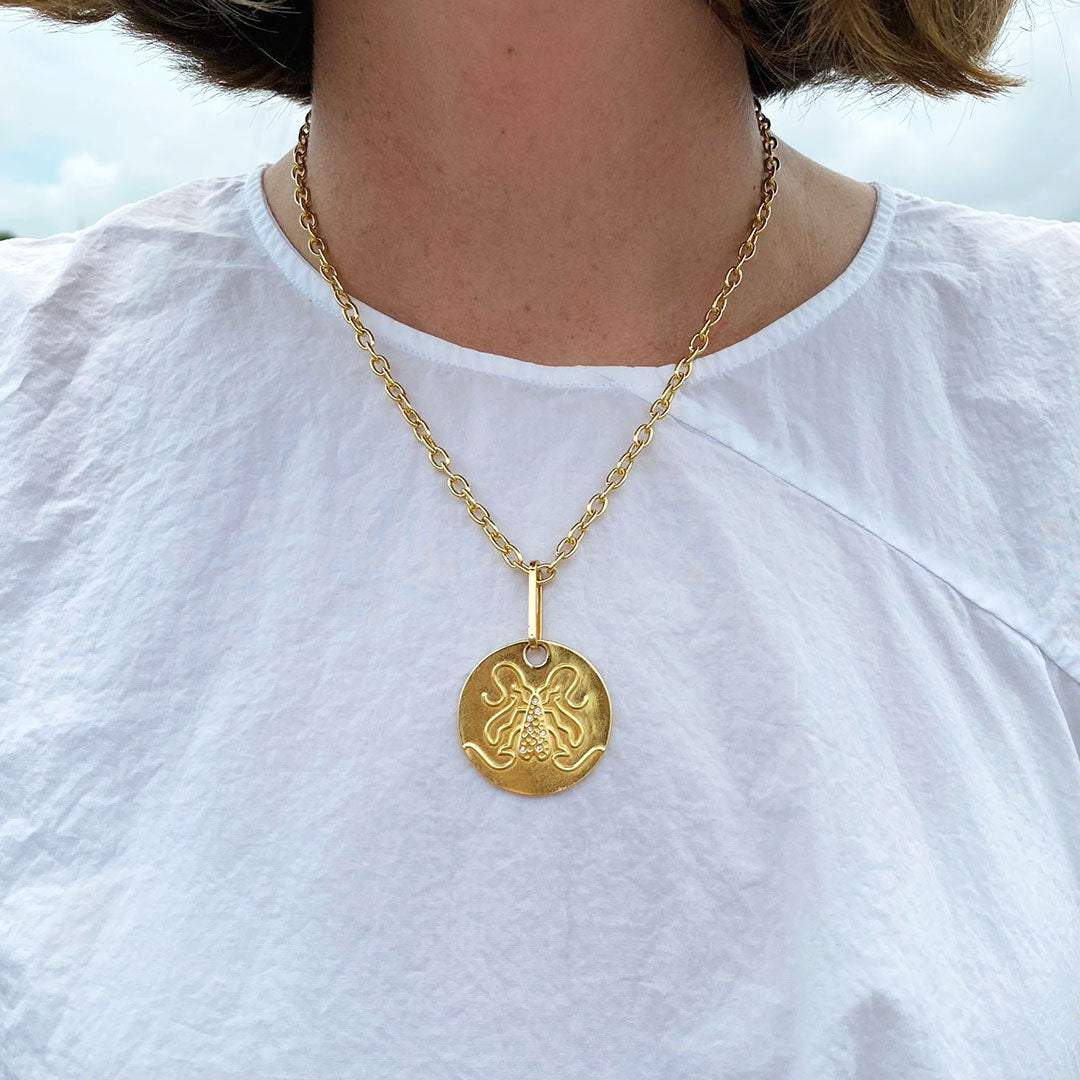 Goldbug Thick Cable Chain Necklace