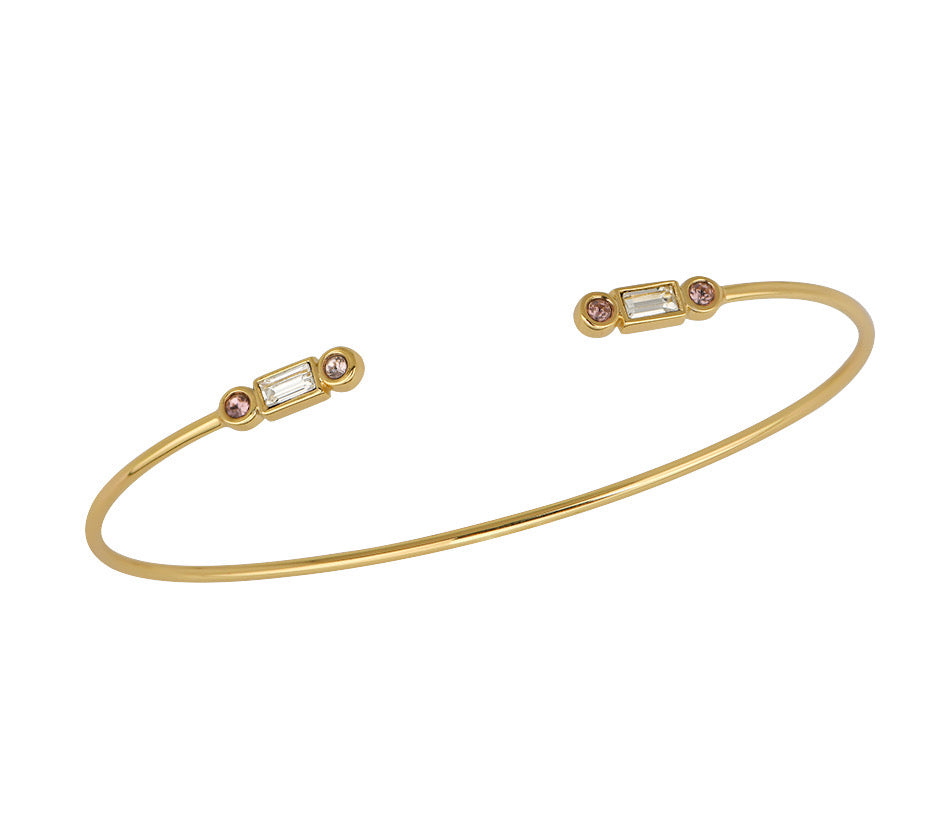 Goldbug June Birthstone Cuff Bangle