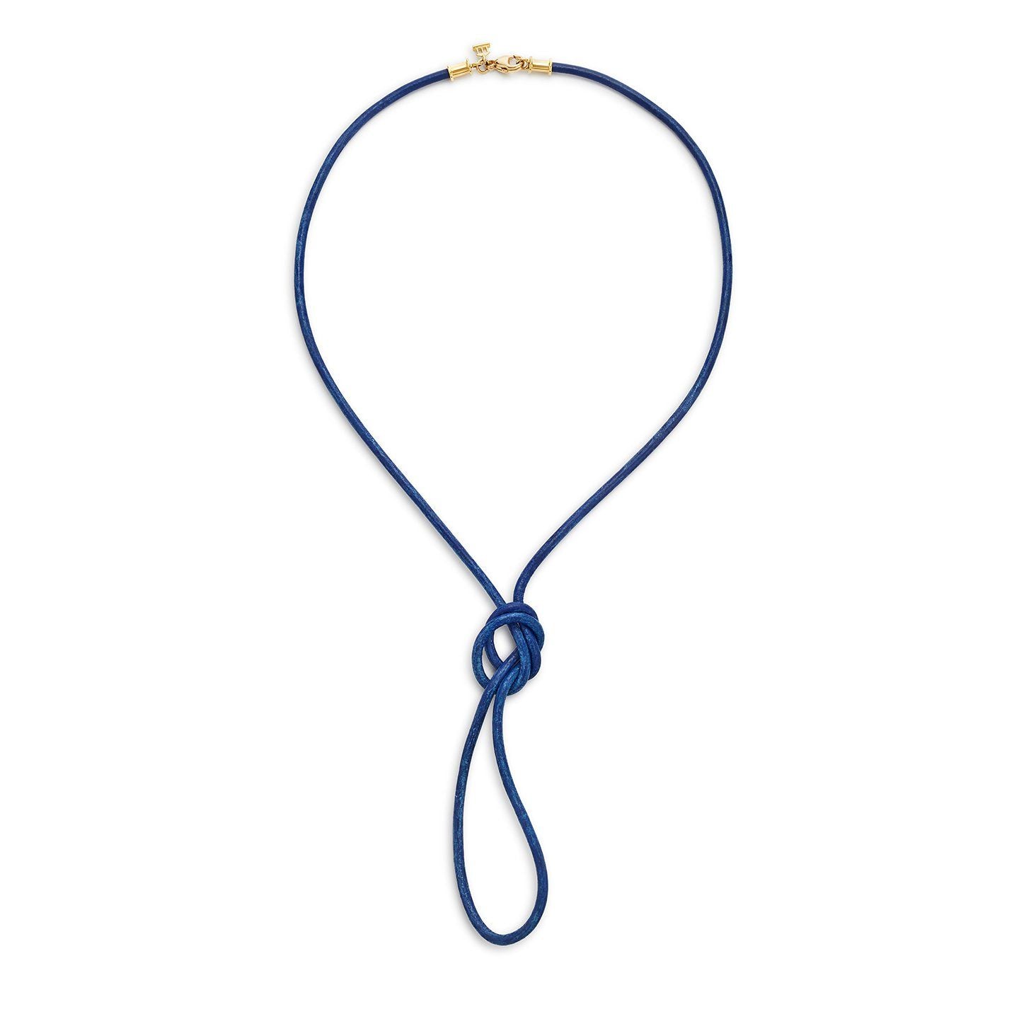 Temple St. Clair Royal Blue Leather Cord