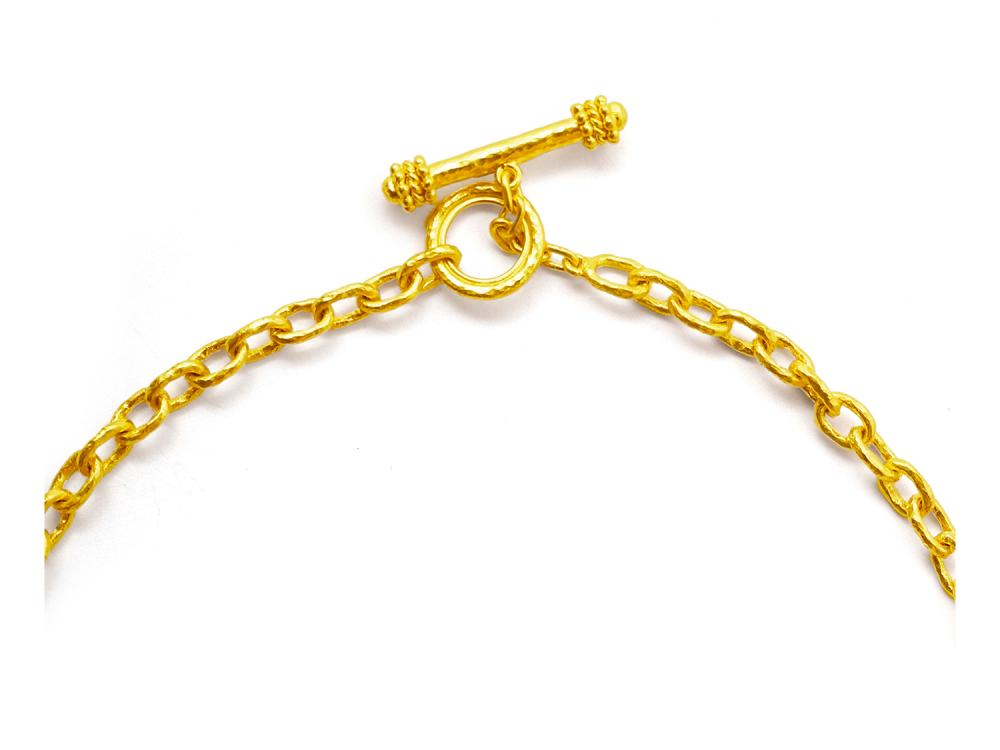 Elizabeth Locke “Orvieto” Link Necklace 17″
