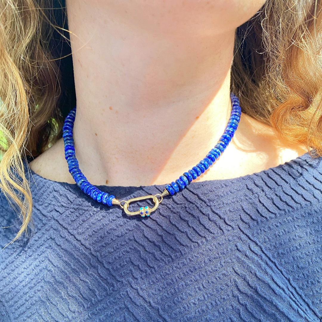 Marla Aaron Lapis Rondelle Strand