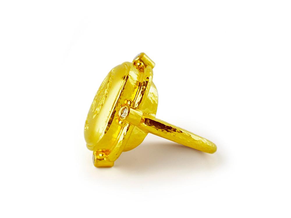 Elizabeth Locke “Queen Bee” Diamond Ring