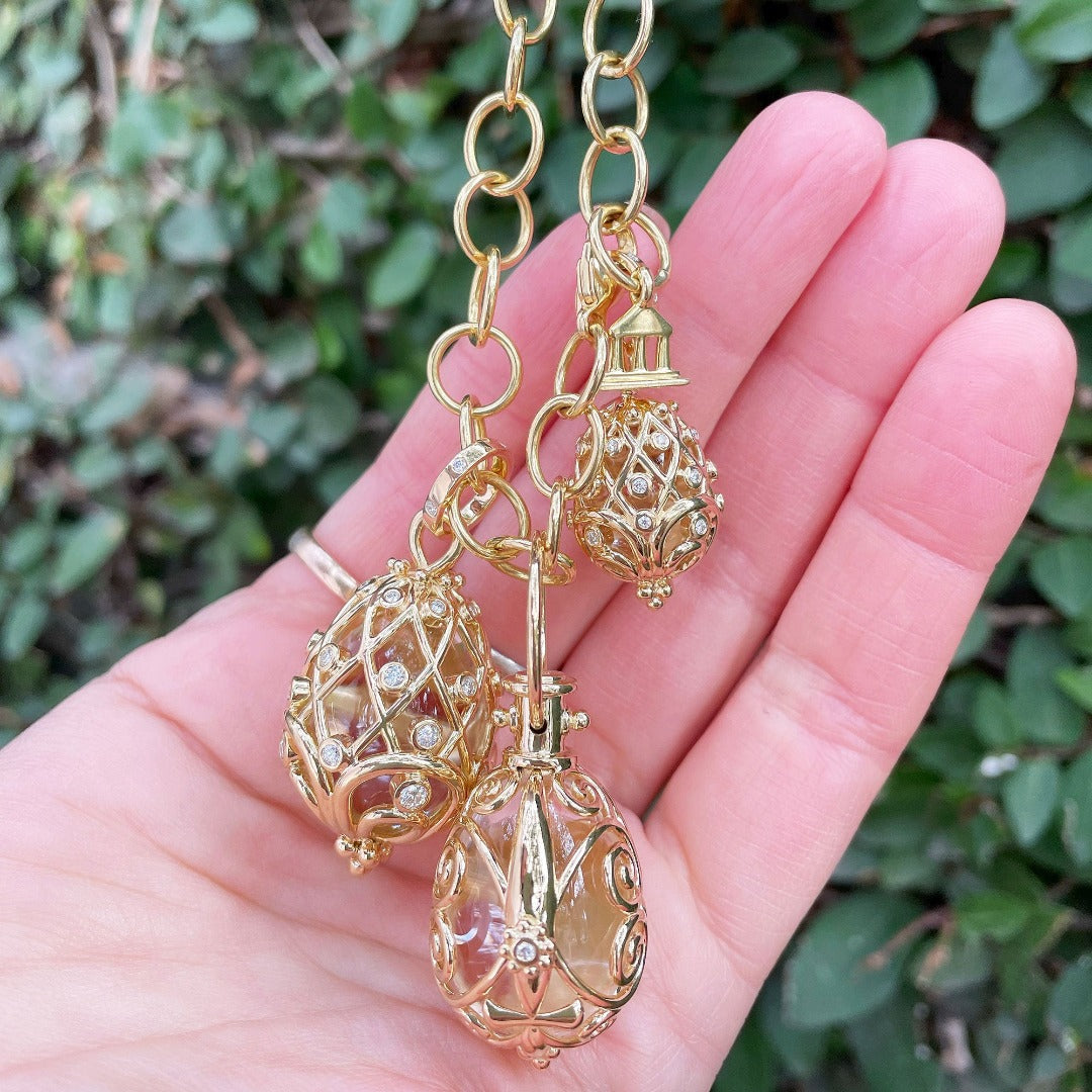 Temple St. Clair Pineapple Gate Amulet