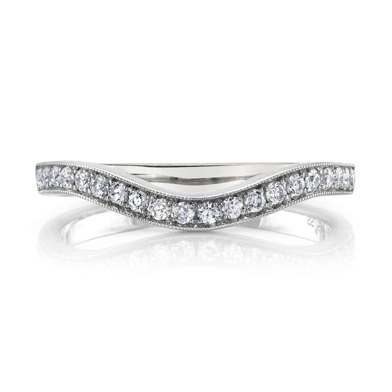 Single Stone Diamond Platinum Grace Band