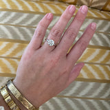 2.0ct Diamond Solitaire 14K White Gold Engagement Ring