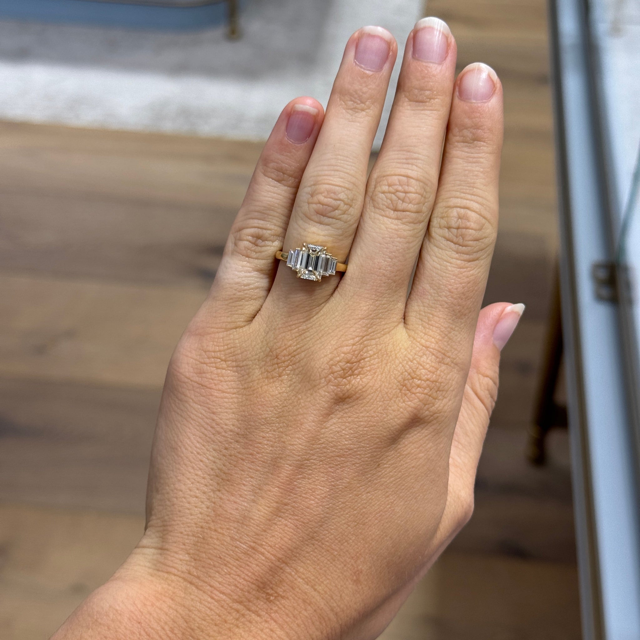 Single Stone Prong-Set Caroline Ring