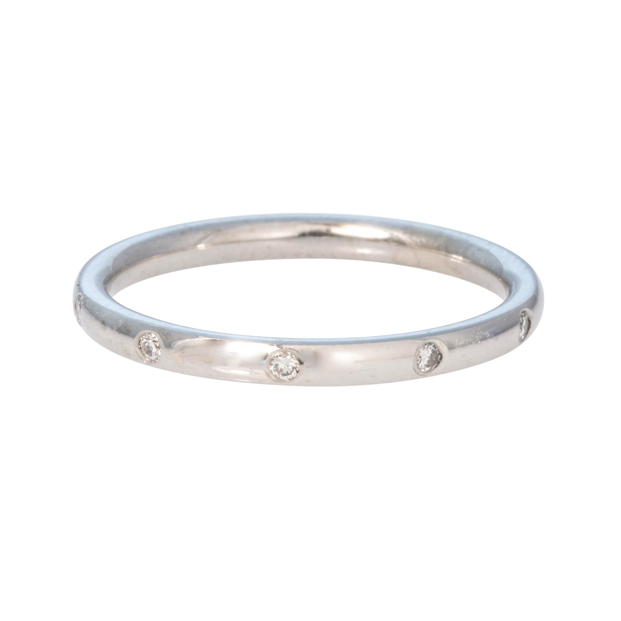 Diamond 14K White Gold Comfort Fit Band 2mm