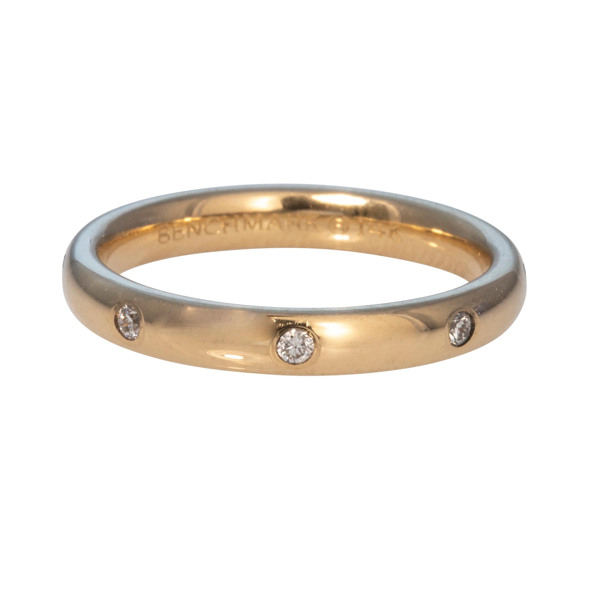Diamond 14K Yellow Gold Comfort Fit Band 3mm