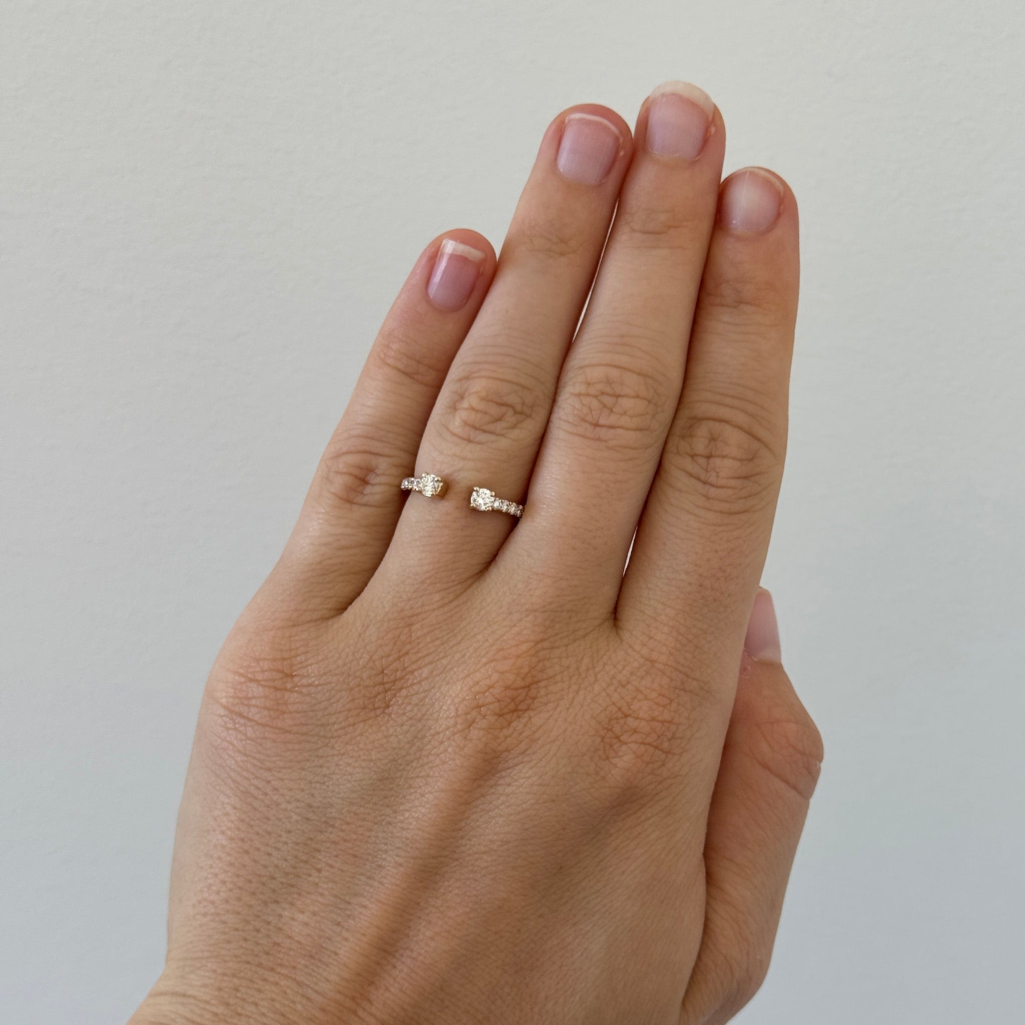 .37ctw Diamond Open 14K Yellow Gold Band