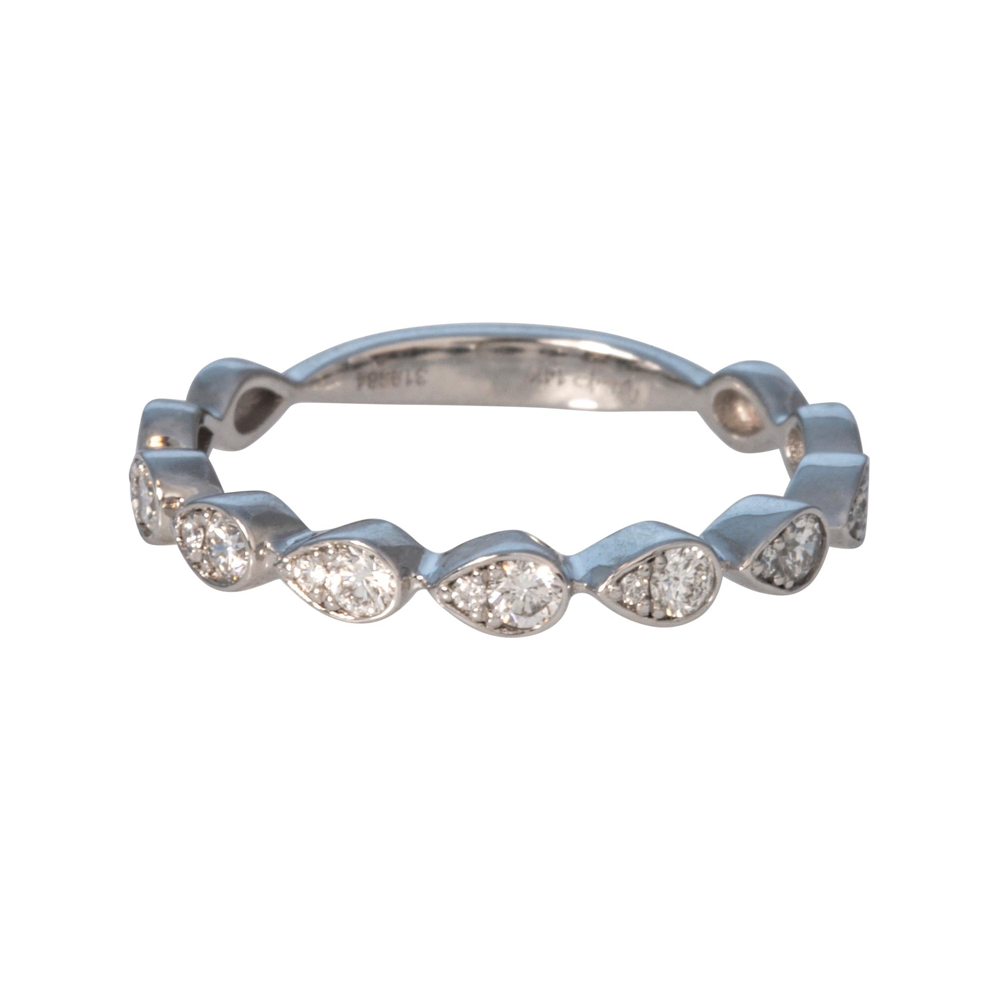 Diamond 14K Gold Band & Enhancer Stack Set