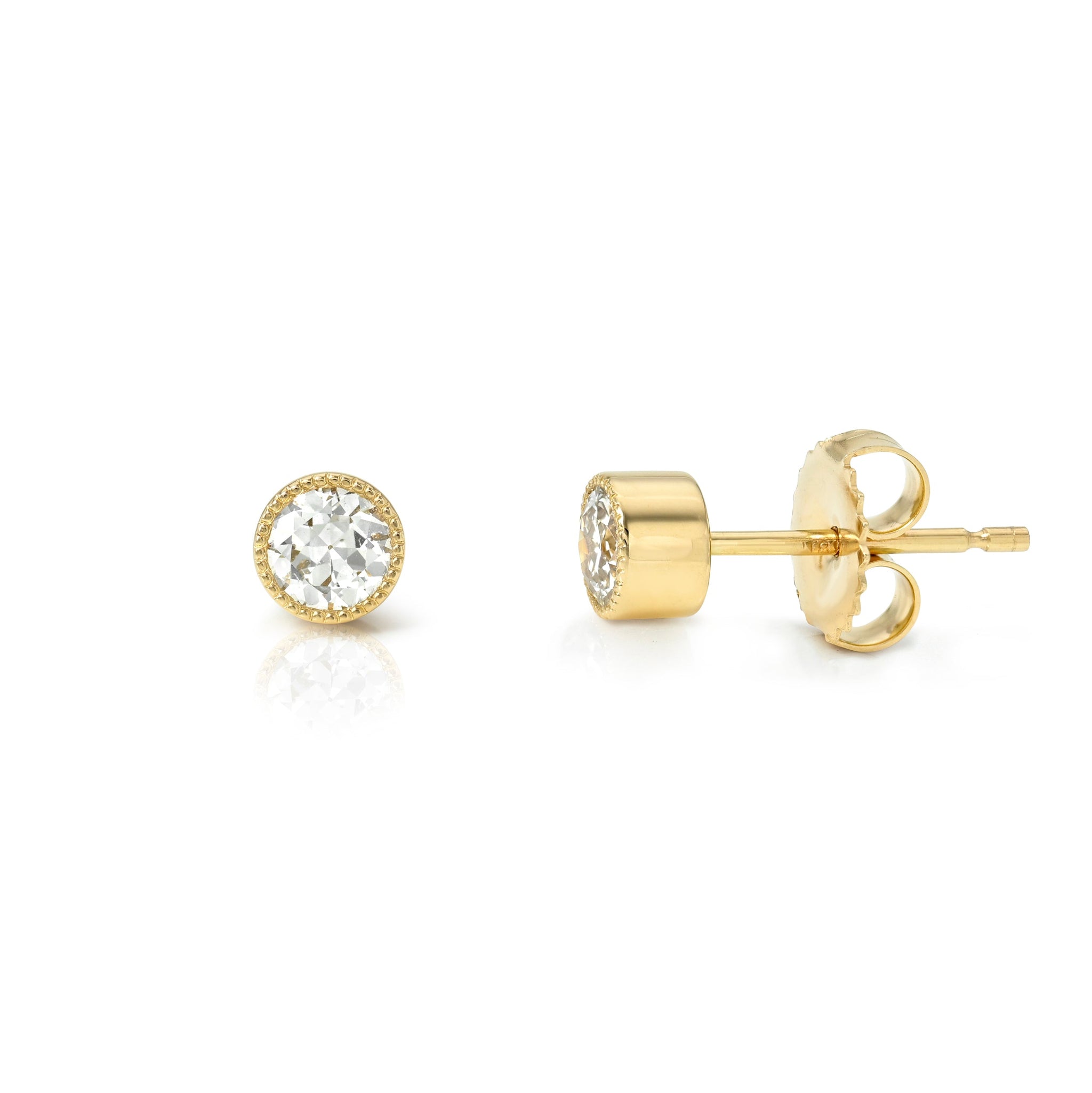 Single Stone Gabby Stud Earrings