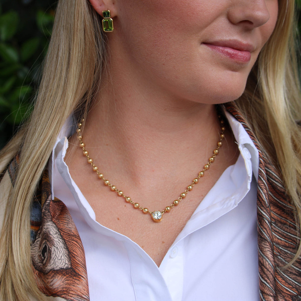 Single Stone Maude Necklace