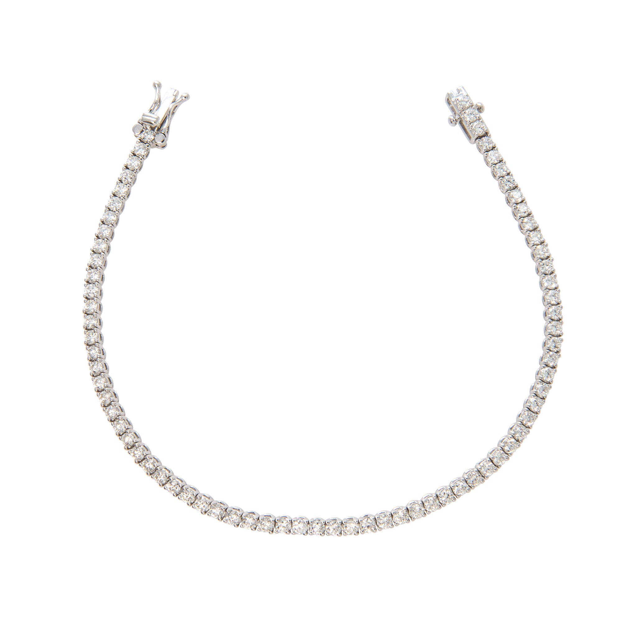 3ctw Diamond 14K White Gold Tennis Bracelet