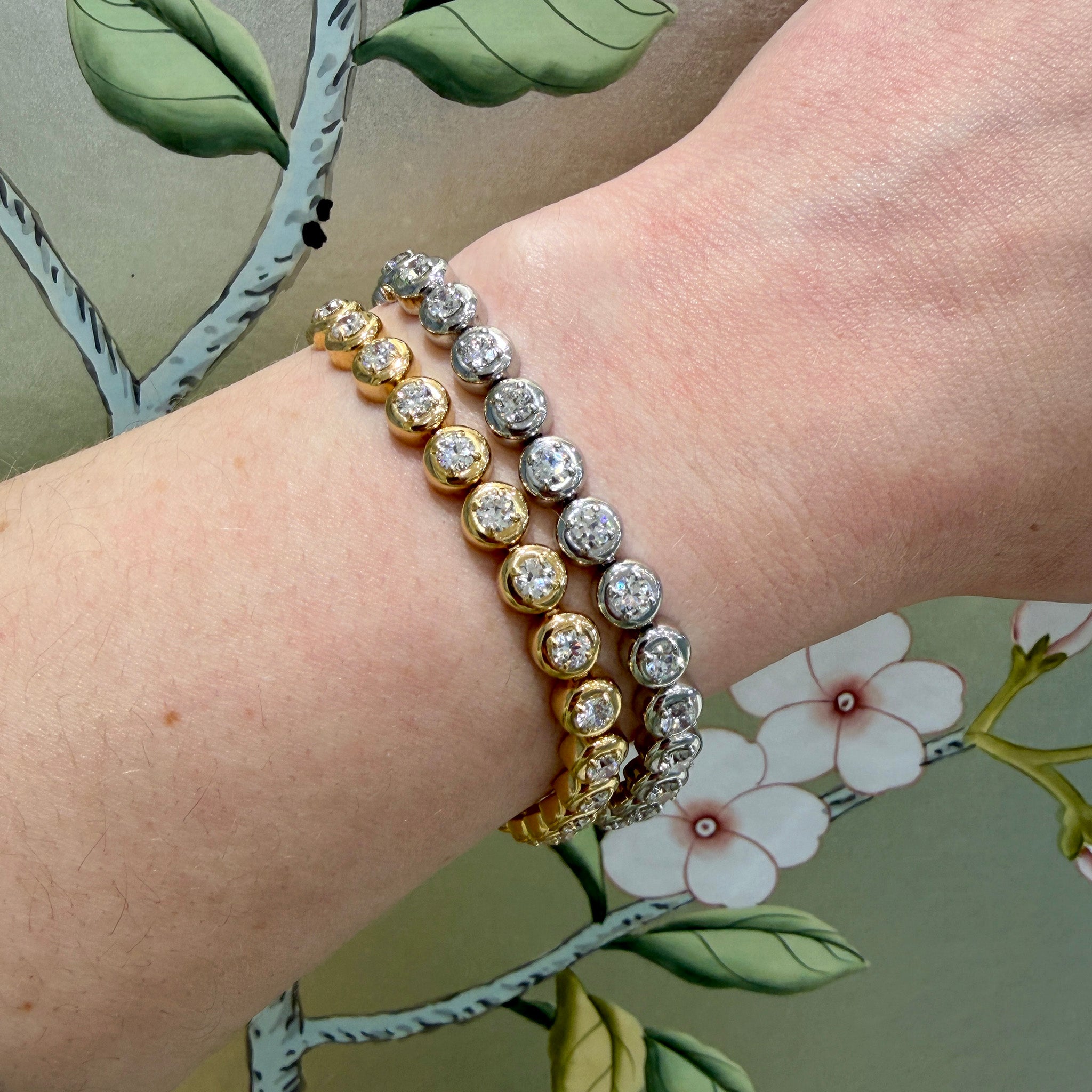 Single Stone 18K Yellow Gold Randi Bracelet