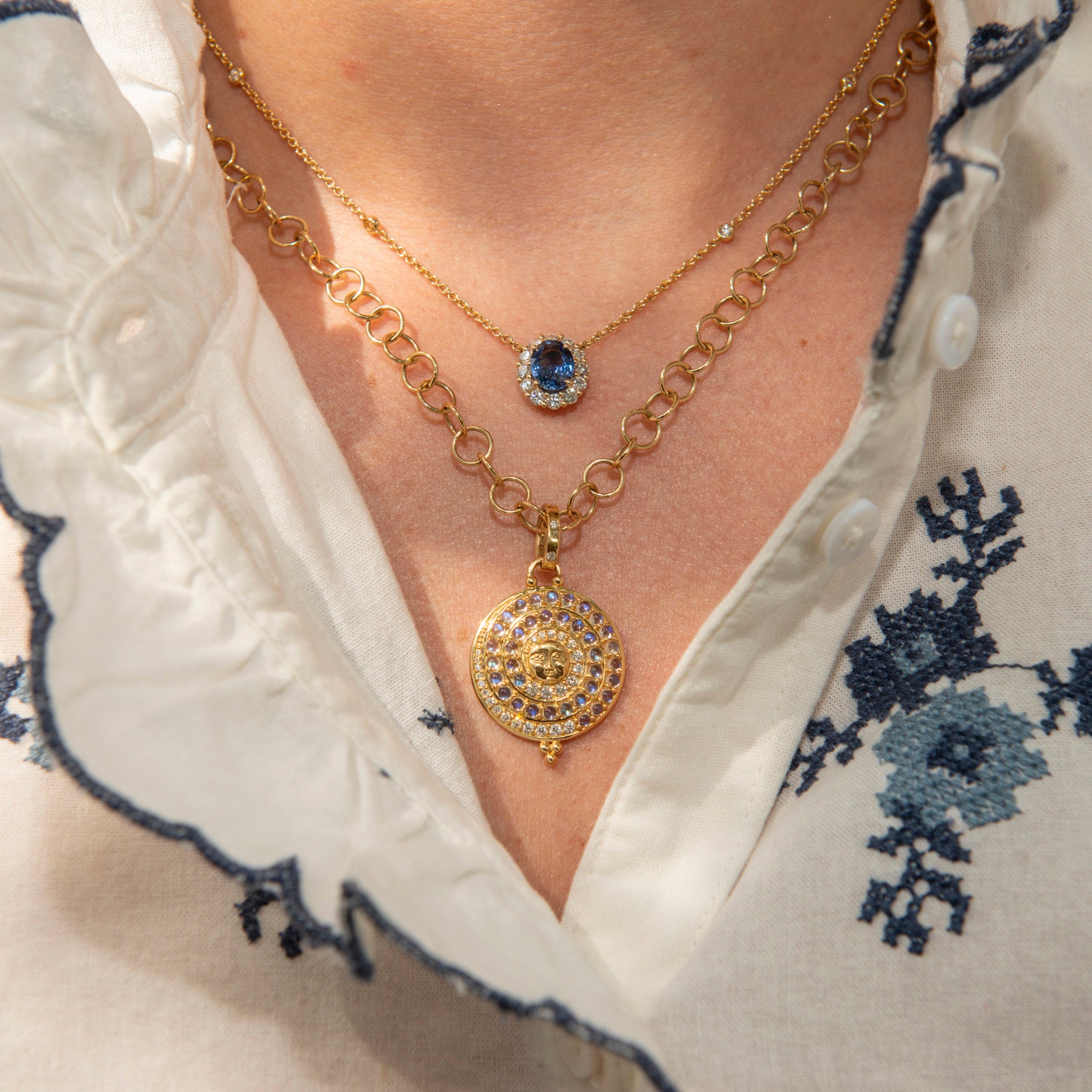 Temple St. Clair Small Lunar Glow Pendant