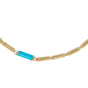 Seaman Schepps Turquoise Verona Chain Necklace