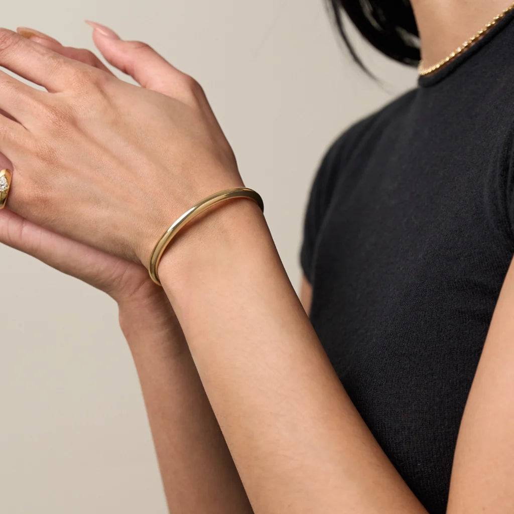 Jade Trau Plié Bangle 5mm