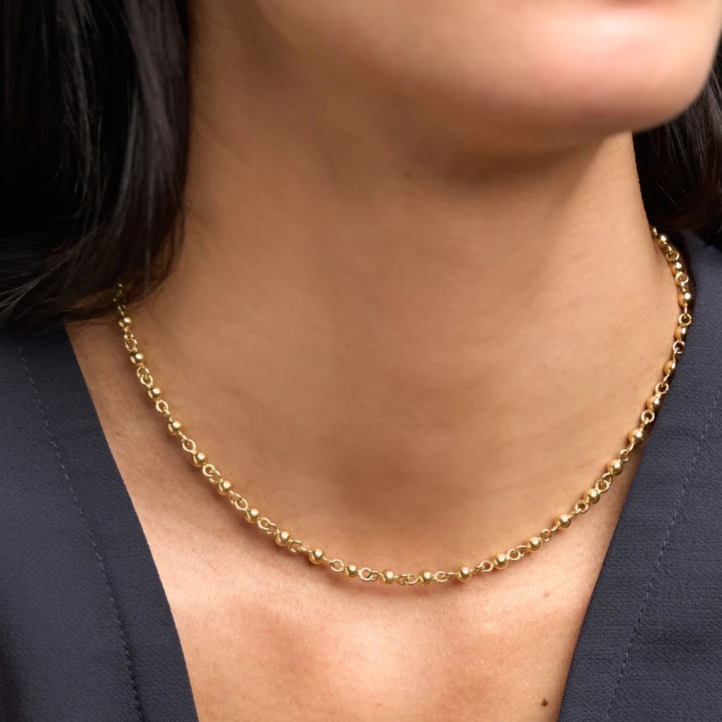Jade Trau Rose-Arie Chain Necklace 4mm