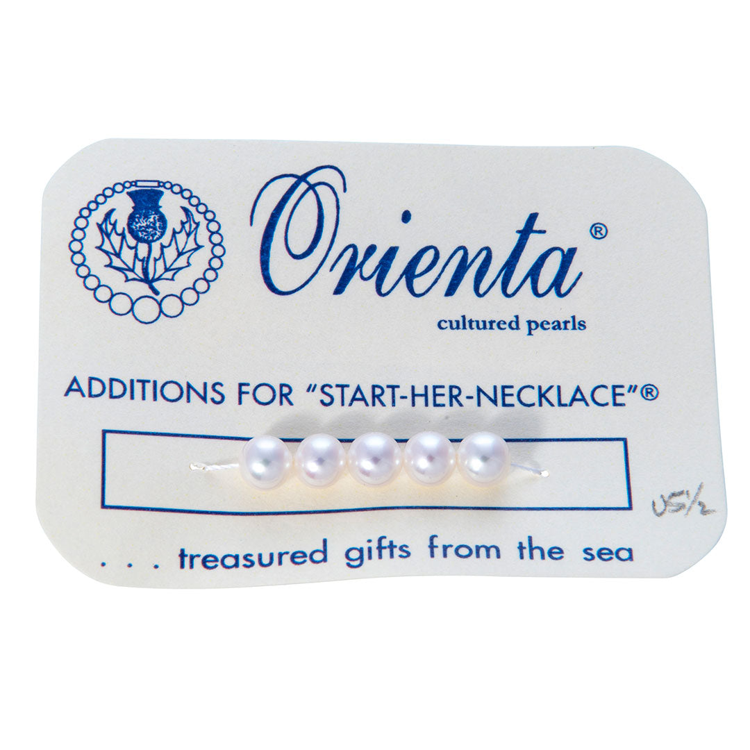 Start Her Necklace Pearl Additions Carded Inch 5.5mm