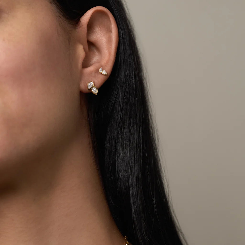 Jade Trau Posey II Stud Earrings