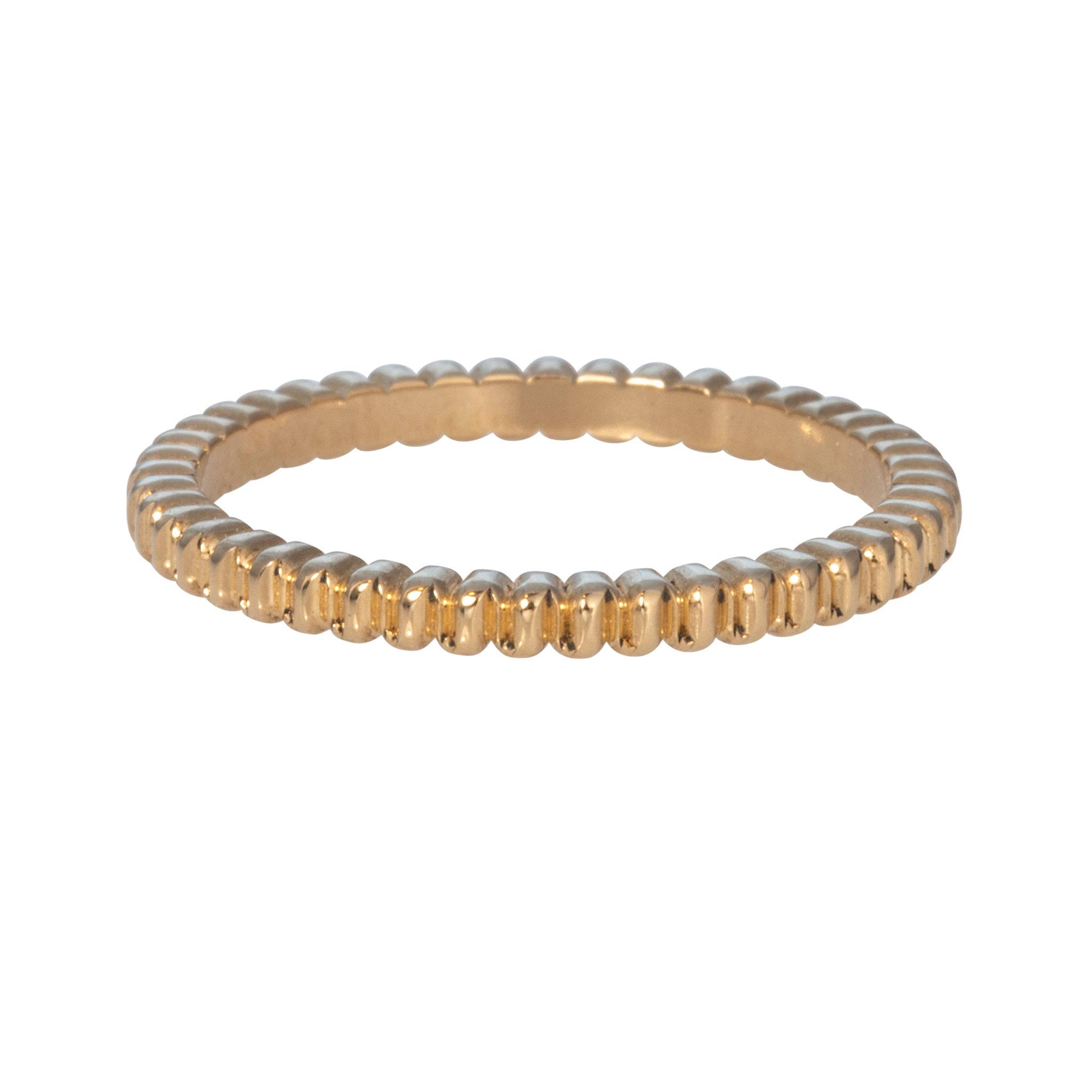 14K Yellow Gold Gear-Cut Band 2mm