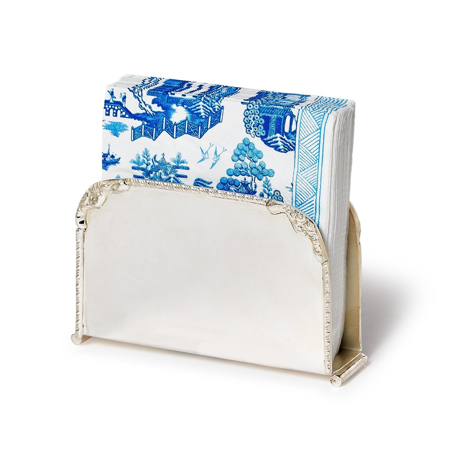 Silver-Plated Banquet Napkin Holder