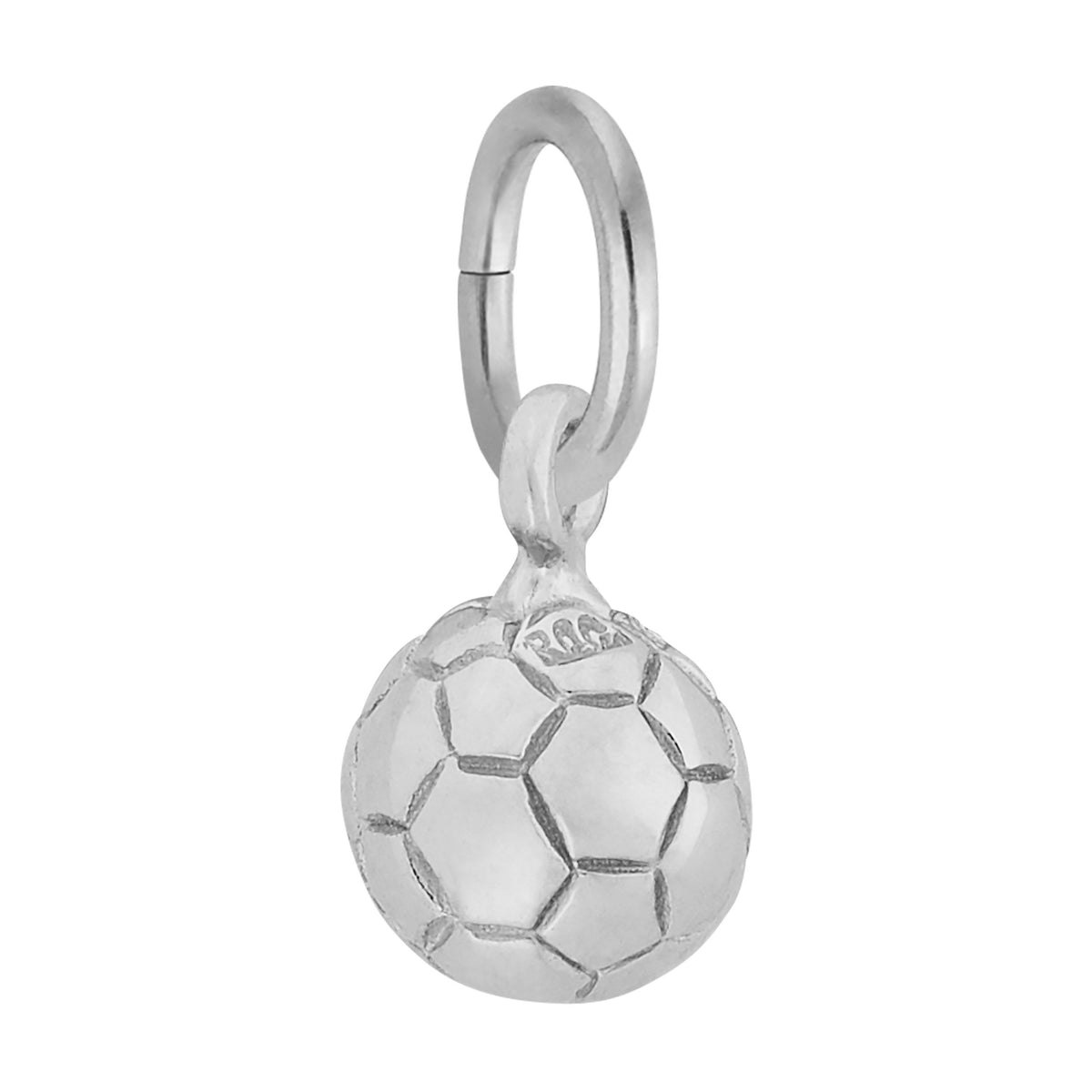 Sterling Silver Soccer Ball Accent Charm