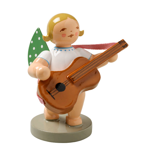 Wendt & Kuhn Angel with Guitar Wooden Figurine