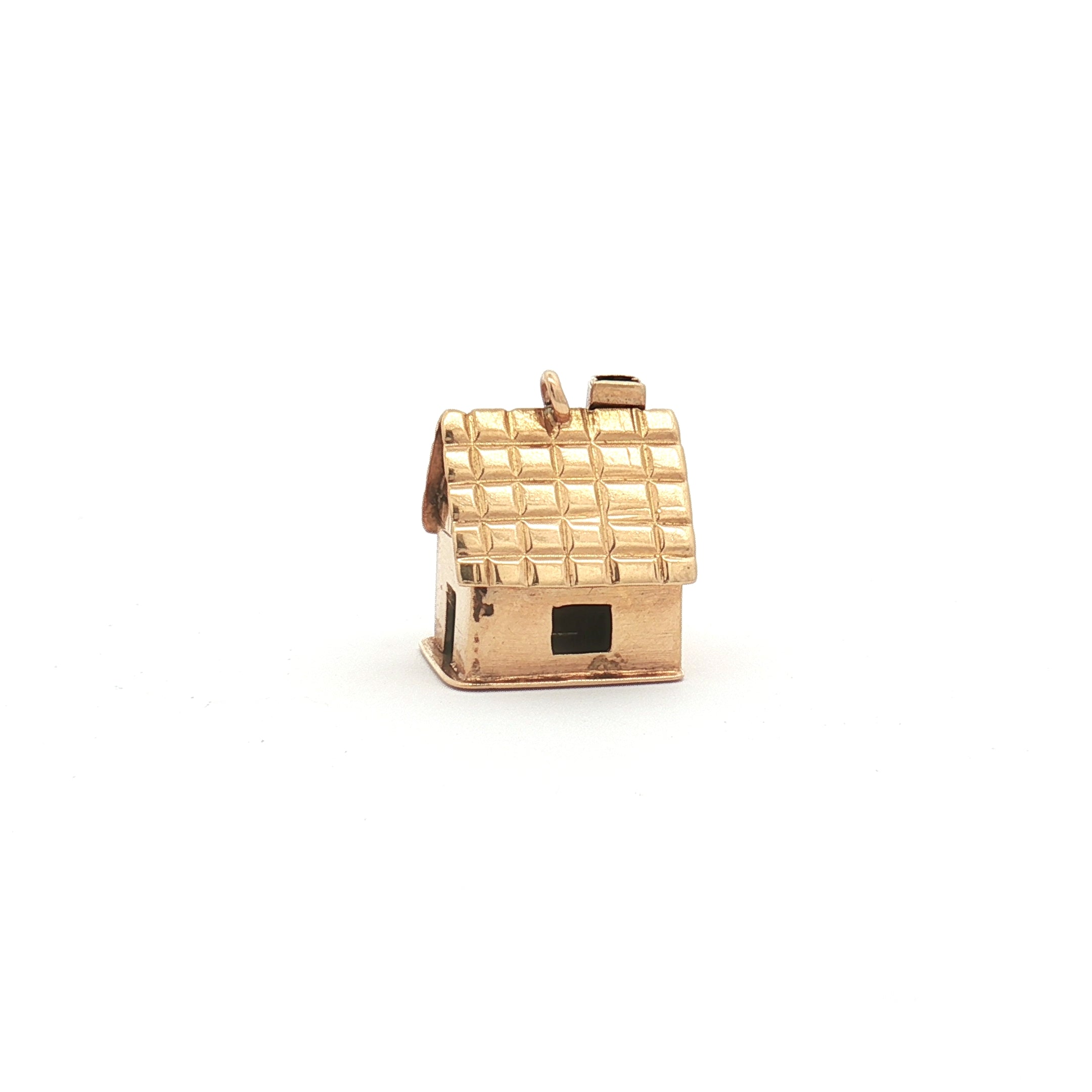 Vintage 18K Gold House Charm