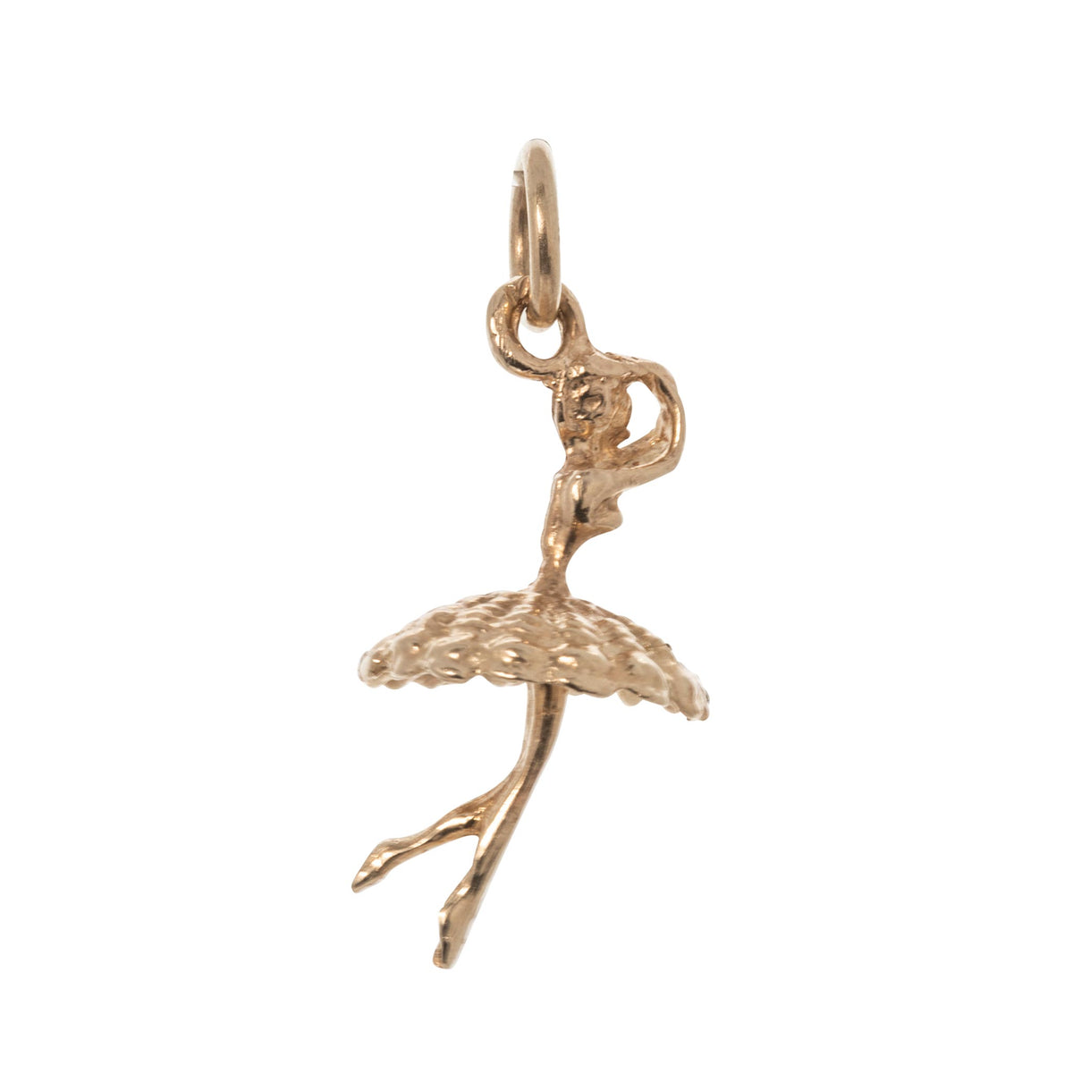Vintage 14K Gold Ballerina Charm