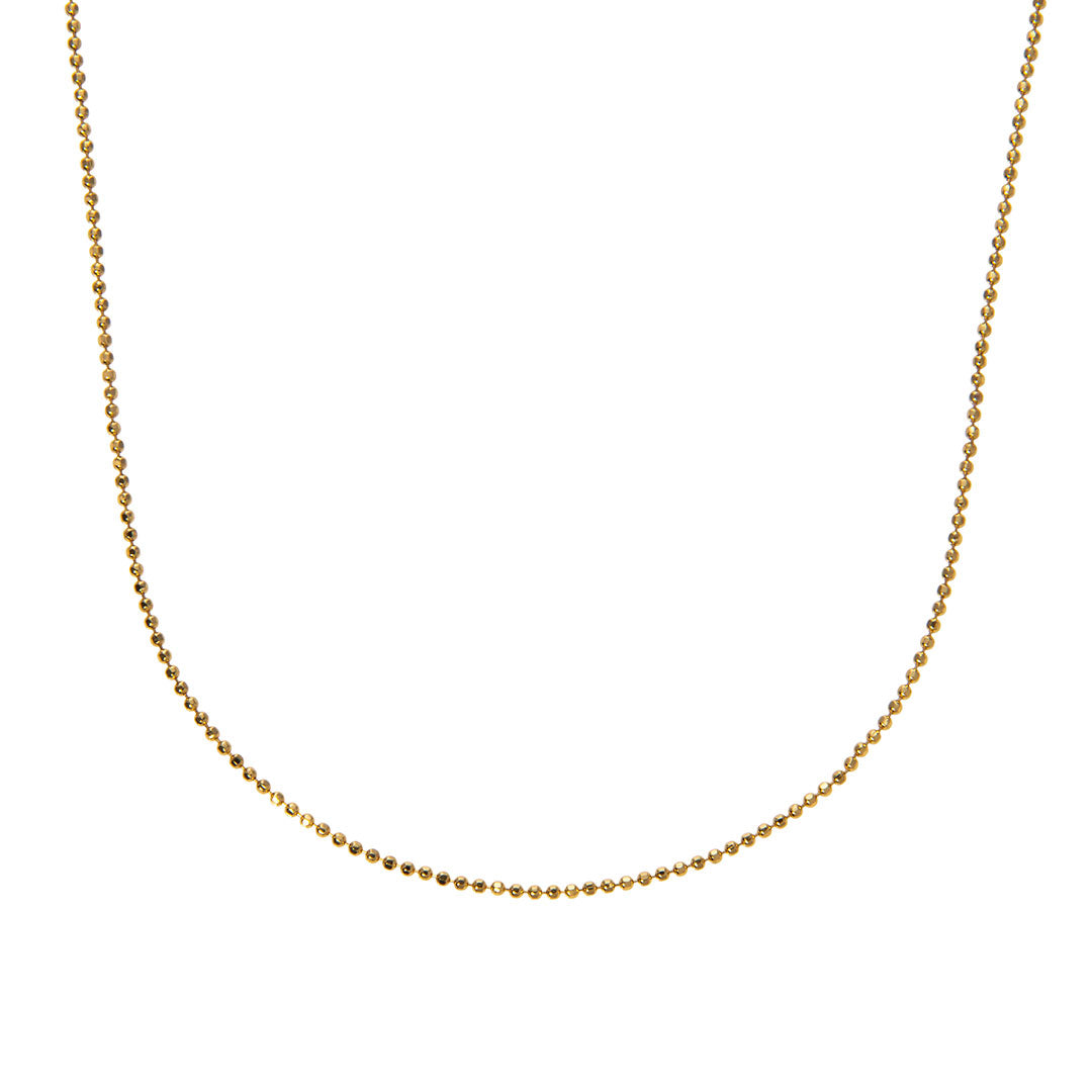 Goldbug Tiny Bead Chain Necklace